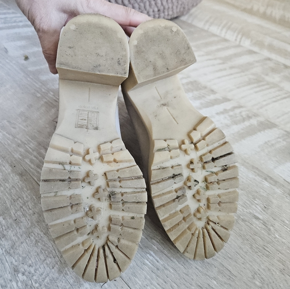 Dolce Vita Caster H2O Women's Suede Block Heel Ankle Boots - Picture 9 of 12